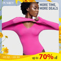 PUMIEY Bodysuits for women V Neck Long Sleeve Body Suit Sexy Tops candice  swanepoel T-Shirts, Hoodie, Sweatshirt