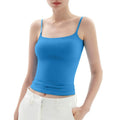 PUMIEY Women's Square Neck Tank Top Adjustable Spaghetti Straps Sleeveless Basic Tops Sharp Collection tankair tanktop...