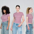 PUMIEY Womens 2 piece Crew Neck T shirt Basic Top Double layer Outfit Fabric Hoodie, Sweatshirt | RetroVerseTees.com