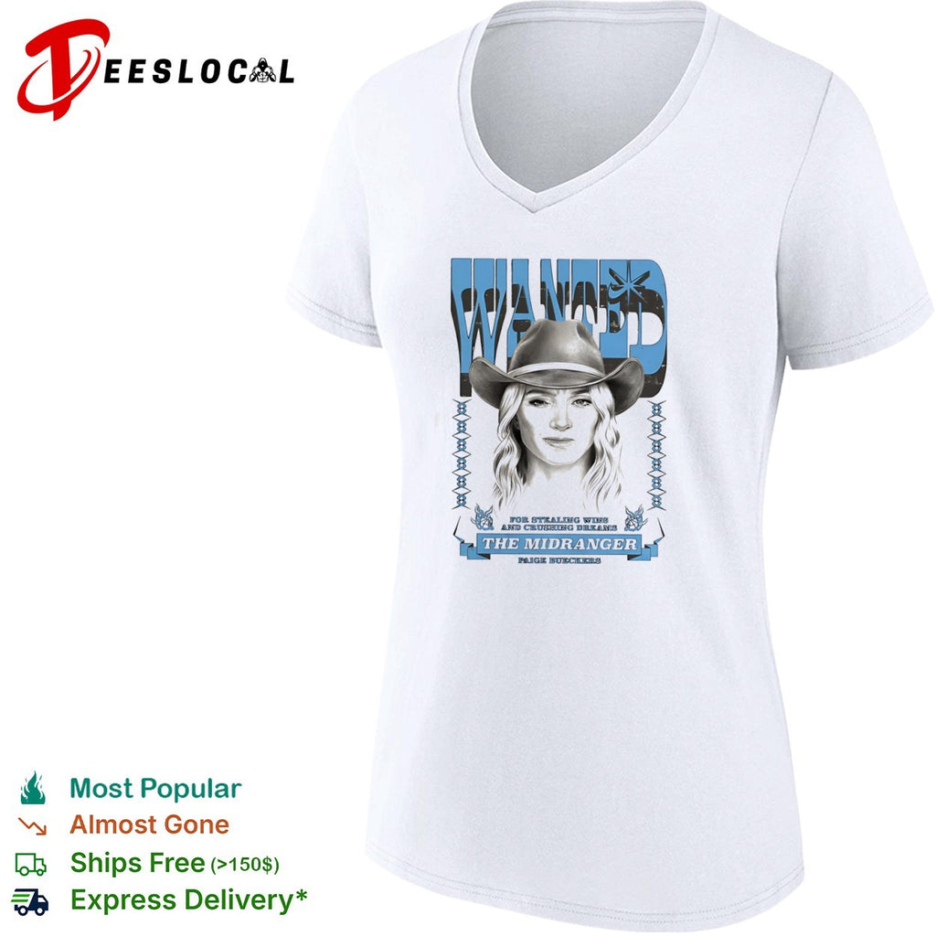 Paige Bueckers Wanted for Stealing Wins and Crushing Dreams The Midranger shirt
