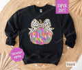Painted Pumpkin Sweatshirt, Pumpkin Season Sweater, Comfy Fall Sweatshirt for Women T-Shirts, Hoodie | RetroVerseTees.com