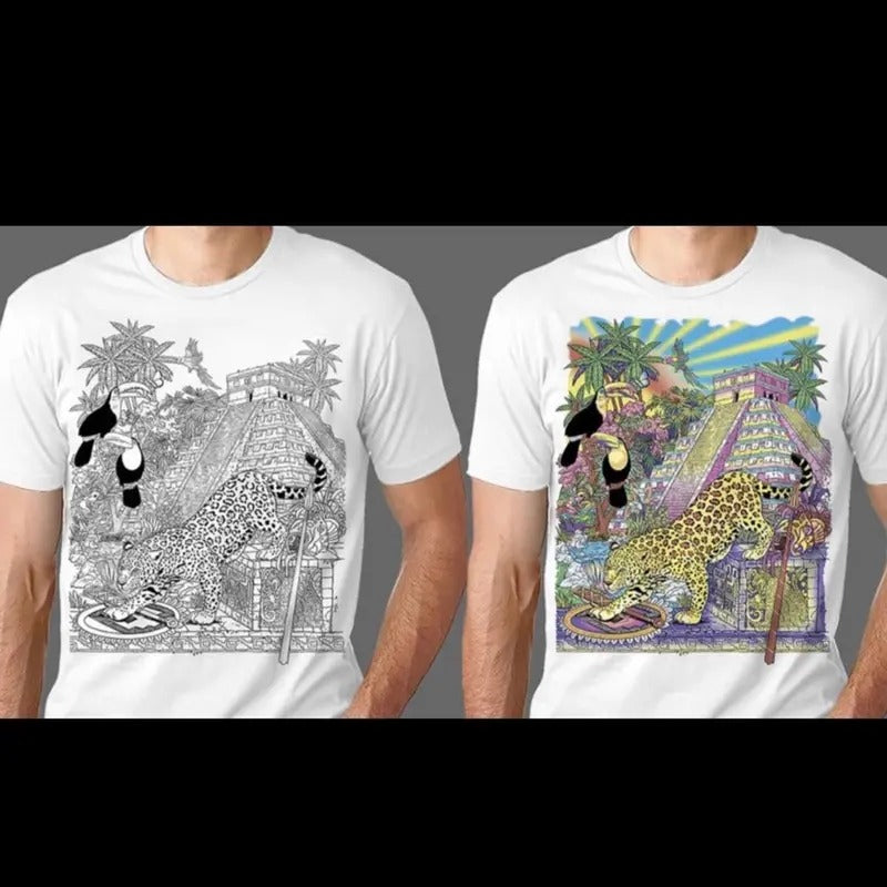 Paisaje jaguar T-shirts Menswear Hoodie, Sweatshirt | RetroVerseTees.com