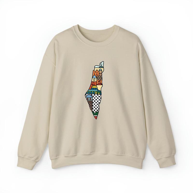 Palestine Sweatshirt,Free Gaza Shirt,Free Palestine Shirt,Palestine Flag Crewneck,Stand With Palestine Shirt,Gaza...
