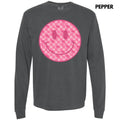 Palm Tree Checker Happy Face Long Sleeve Comfort Colors T-Shirt 'NLB' Hoodie, Sweatshirt | RetroVerseTees.com