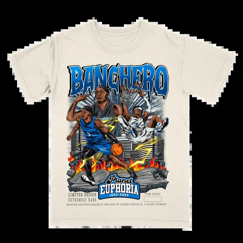 Paolo Banchero Tee - Soft and Comfortable Shirt - Unisex - Graphic T-Shirt Hoodie, Sweatshirt | RetroVerseTees.com