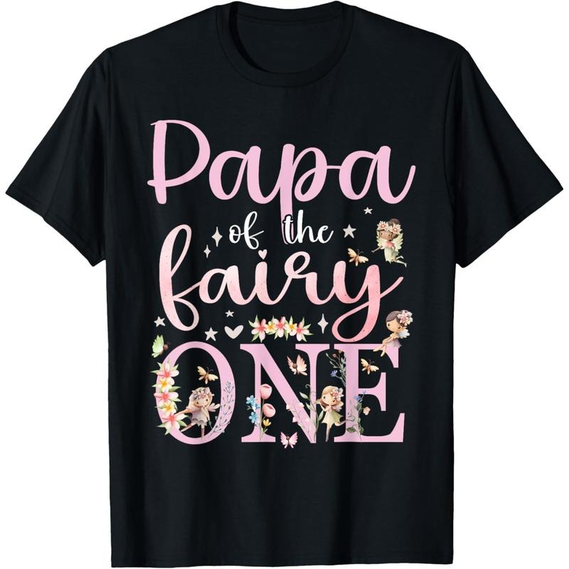 Papa FOG TNF Fairy Straw hat pirates Dad 1st Birthday Party Family Matching T-Shirt Hoodie, Sweatshirt | RetroVerseTees.com