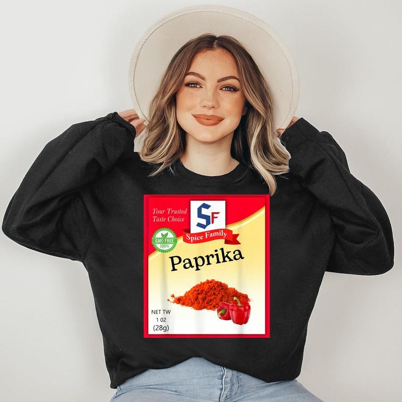 Paprika Condiment Costume Holiday Spice Group Costumes Sweatshirt Unisex T-Shirts, Hoodie | RetroVerseTees.com