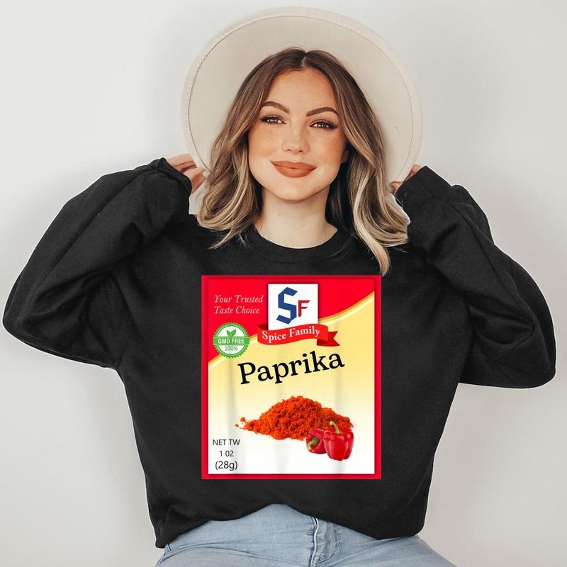 Paprika Condiment Costume Holiday Spice Group Costumes Sweatshirt T-Shirts, Hoodie | RetroVerseTees.com