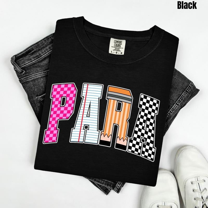 Para Multi Checker Comfort Colors T-Shirt 'NLB' Hoodie, Sweatshirt | RetroVerseTees.com