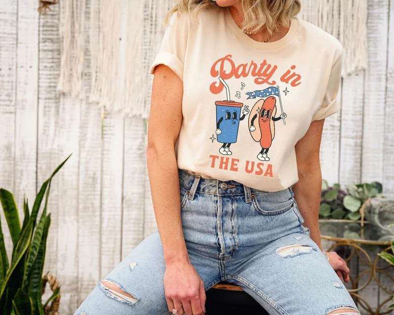 Party In The USA Shirt,4th of July Shirt,Family Matching Shirt,Funny 4th Of July Shirt,Independence Day Shirt,4th July...