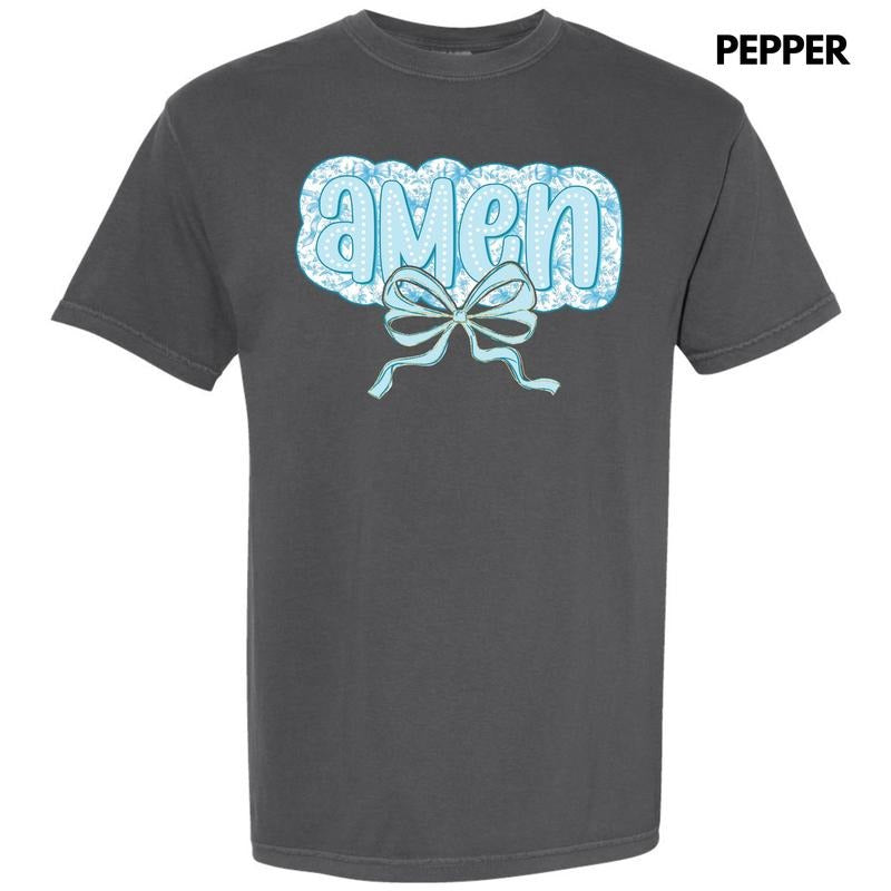 Pastel Blue Amen Comfort Colors T-Shirt 'NLB' Hoodie, Sweatshirt | RetroVerseTees.com