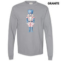 Pastel Nutcracker Long Sleeve Comfort Colors T-Shirt 'NLB' Hoodie, Sweatshirt | RetroVerseTees.com