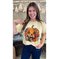 Patchwork Pumpkin Halloween Mineral Washed Graphic Shirt Hoodie, Sweatshirt | RetroVerseTees.com