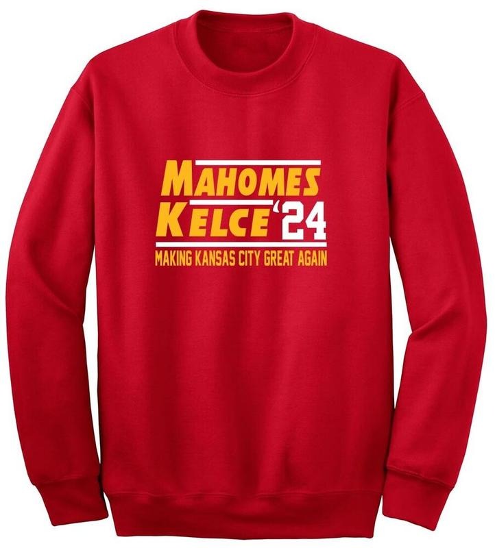 Patrick Mahomes Travis Kelce Chiefs 2024 Sweatshirt T-Shirts, Hoodie | RetroVerseTees.com