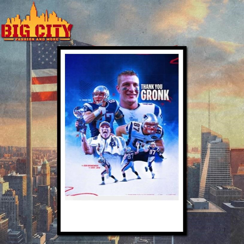 Patriot Thank You Gronk 2025  Shirt