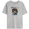 Patriotic - Inspired Lightsaber brand - Shirt: Fish Graphic with 'RED WHITE & BRUSH' for WB shield Fun, Laid