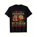 Patriotic 'Dad, Grandpa, Gunpla brand Veteran' Graphic Lightsaber brand-Shirt