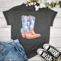 Patriotic Boots Graphic Tee Hoodie, Sweatshirt | RetroVerseTees.com