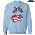 Patriotic Cherries Sweatshirt 'NLB' T-Shirts, Hoodie | RetroVerseTees.com