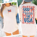 Patriotic Coquette tshirt, God Bless The USA tshirt, Red White and Blue tshirt Hoodie, Sweatshirt | RetroVerseTees.com
