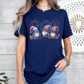 Patriotic Gnome Shirt For 4th Of July Tshirt For Gnome Lover Red White And Blue Gnome Shirt Cute Gnome Independence Day T...