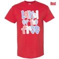 Pattern Land Of The Free Gildan Short Sleeve T-Shirt 'NLB' Hoodie, Sweatshirt | RetroVerseTees.com