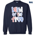 Pattern Land Of The Free Sweatshirt 'NLB' T-Shirts, Hoodie | RetroVerseTees.com