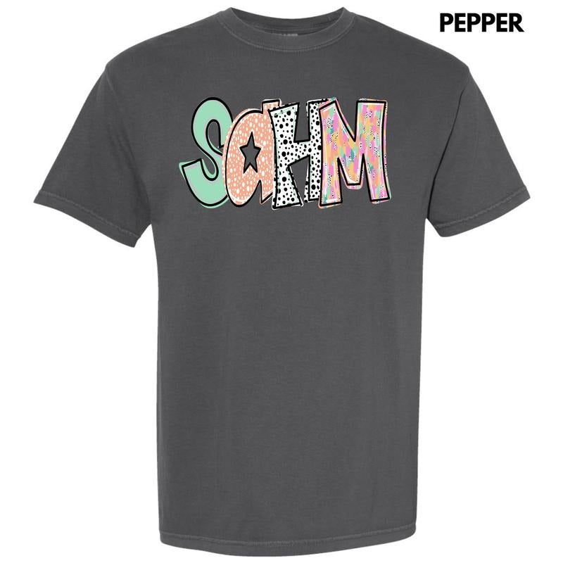 Pattern SAHM Comfort Colors T-Shirt 'NLB' Hoodie, Sweatshirt | RetroVerseTees.com