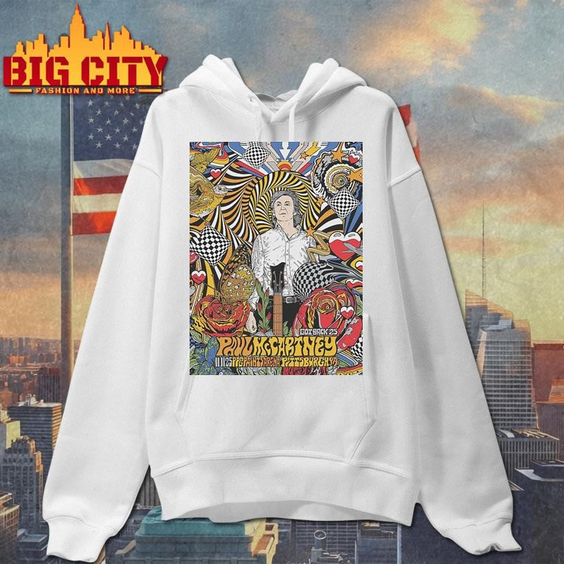Paul Mccartney Got Back 2025 Tour Pittsburgh shirt