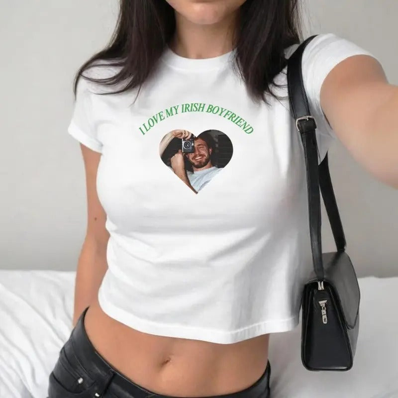 Paul Mescal I Love My Irish Boyfriend St Patty's Day Baby Tee, Lucky Irish Trendy Retro St Paddys Day Hoodie, Sweatshirt