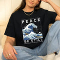 Peace Be Still Even TNF Wind Gunpla brand TNF Waves Obey Him Tee Pure Cotton Fabric Casual Streetstyle Crew Neck Short...