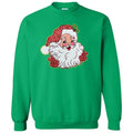 Peace Santa Sequin Chenille Patch Sweatshirt T-Shirts, Hoodie | RetroVerseTees.com