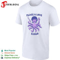 Peace and love Ringo octopus shirt