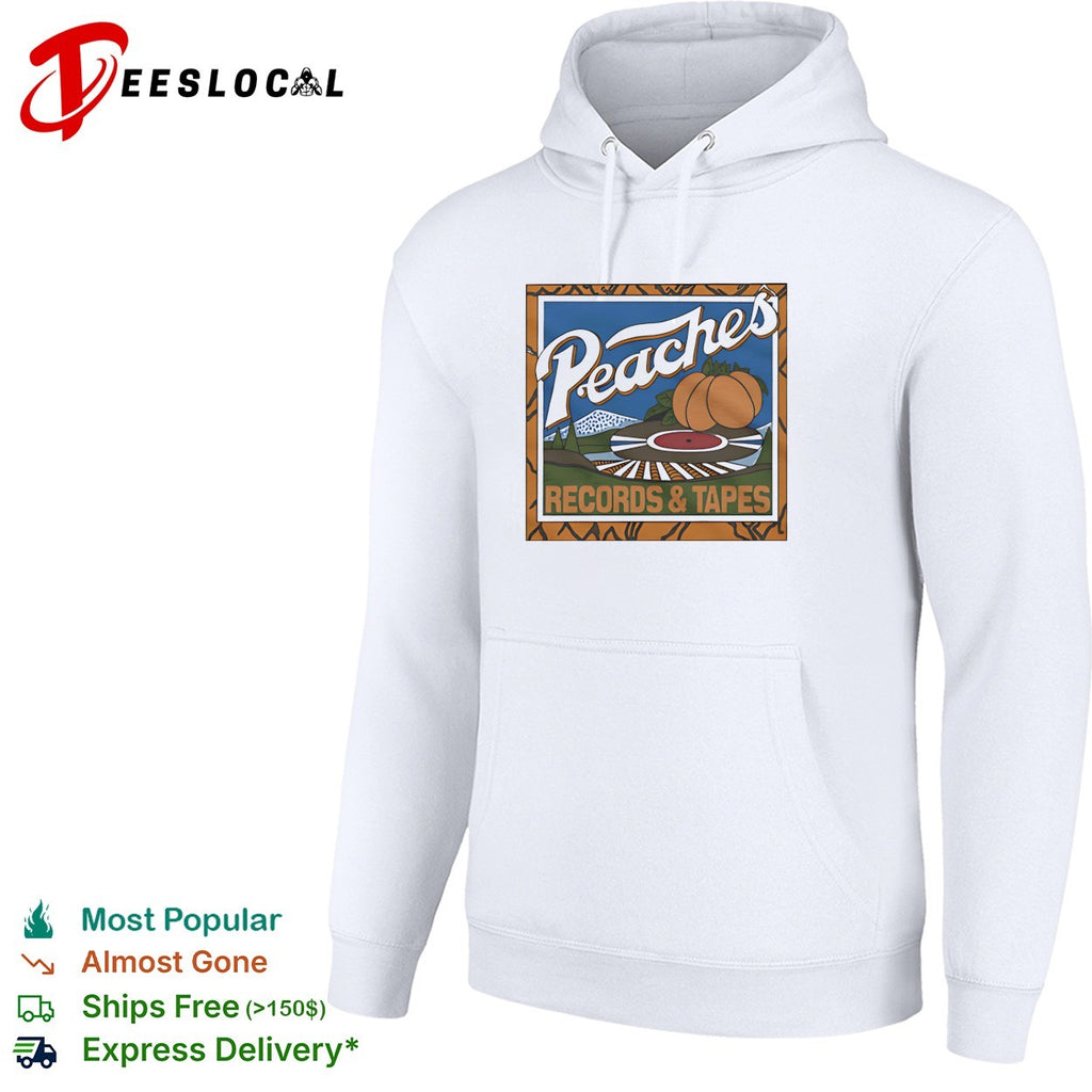 Peaches records and tapes shirt