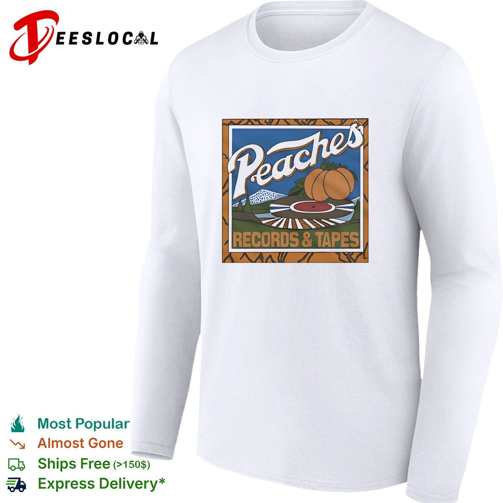 Peaches records and tapes shirt