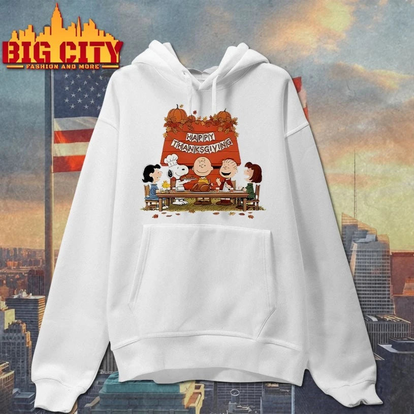 Peanuts Characters Thanksgiving 2025 shirt