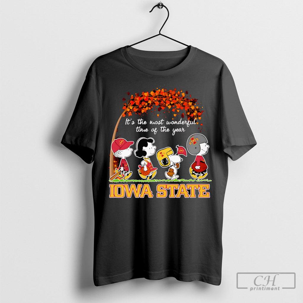 Peanuts Its The Most Wonderful Time Of The Year Iowa State Sweater