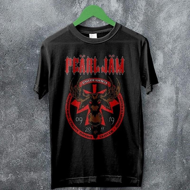 Pearl Jam Shirt 2011 Tour T Shirt Pearl Jam Merch Uniex Full Size Hoodie, Sweatshirt | RetroVerseTees.com