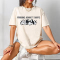 Penguins Against Tariff Unisex Tee,  T-Shirt, Protest Penguin Shirt Hoodie, Sweatshirt | RetroVerseTees.com