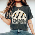 Penguins Against Tariffs Shirt Funny Tshirt FDT Shirt Hoodie, Sweatshirt | RetroVerseTees.com