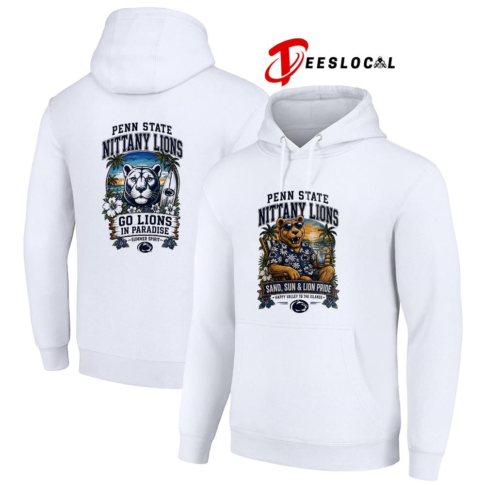 Penn State Nittany Lions san and sun Happy Valley to the islands tropical paradise shirt