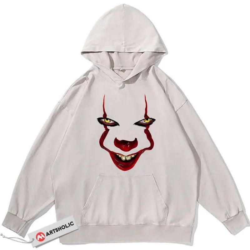 Pennywise Hoodie, It Hoodie, Horror Movie Hoodie, Vintage Hoodie T-Shirts, Sweatshirt | RetroVerseTees.com