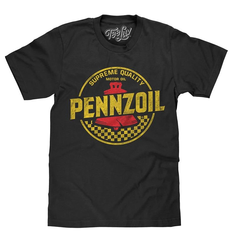 Pennzoil Logo T-Shirt - Black Hoodie, Sweatshirt | RetroVerseTees.com