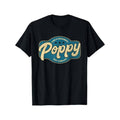 [Perfect Gift Vintage Print T-Shirt] Poppy Cooler Than Grandpa" Men'WB shield T-Shirt