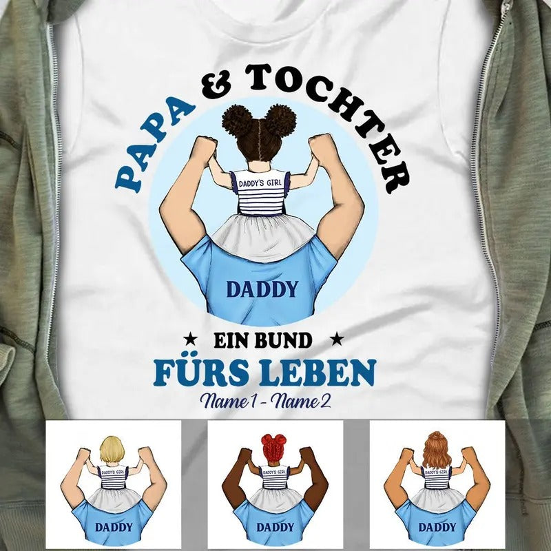 Personalized  Daddy And Daughter Papa &amp; Tochter German T Shirt AP174 73O58 Hoodie, Sweatshirt | RetroVerseTees.com