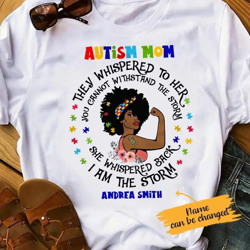 Personalized Autism Mom BWA I Am Storm T Shirt AG31 30O65 Hoodie, Sweatshirt | RetroVerseTees.com