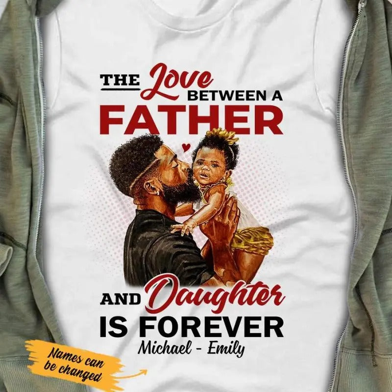 Personalized BWA Dad And Daughter Love T Shirt AG173 81O47 Hoodie, Sweatshirt | RetroVerseTees.com