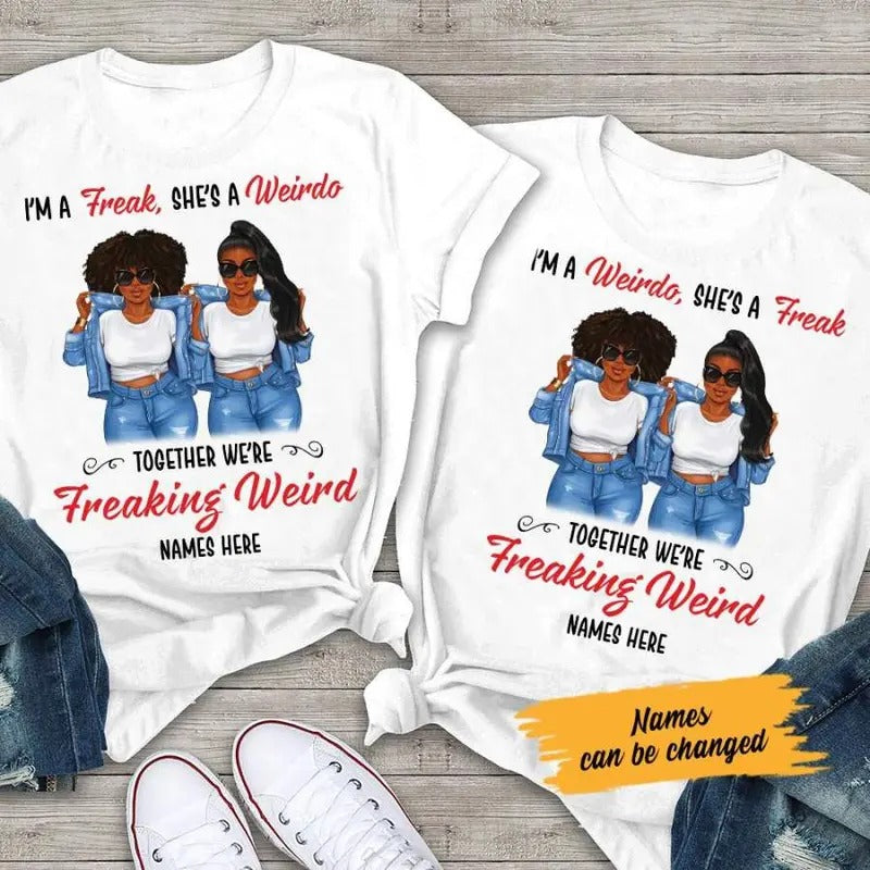Personalized BWA Friends Couple T Shirt SB141 65O58 Hoodie, Sweatshirt | RetroVerseTees.com