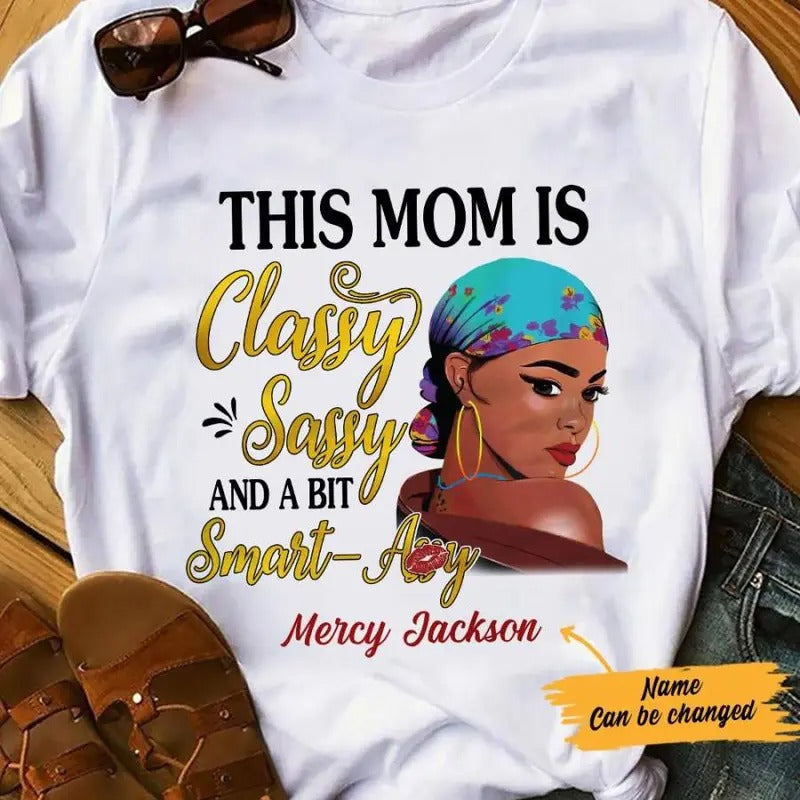 Personalized BWA Mom Classy Sassy T shirt AG102 30O57 Hoodie, Sweatshirt | RetroVerseTees.com