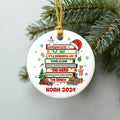 Personalized Christmas Movie Ornament, Christmas Movie Lovers Gift, Movies Fan Gift, Secret Santa Gift, Favorite Movie...